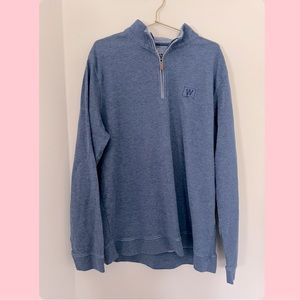Vintage Oversized Quarter Zip!!